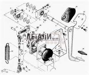 Опорное устройство левое для МАЗ-9758-30