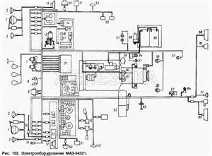Купить Схема тормозного привода автомобиля МАЗ-64221