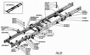 Трубопроводы и шланги гидропневматического привода рабочих тормозов для УРАЛ-4320-31