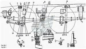 Установка трубопроводов системы подъёма для МЗКТ-65158