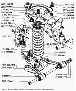 Клапаны и толкатели клапанов, крышка клапанов, катушки зажигания, провода и свечи, крышка маслоналивного патрубка двигателя ЗМЗ-4063 для ГАЗ-2217 (Соболь)