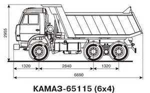 Ограничитель опрокидывания платформы (55111, 65115) для КамАЗ-65115