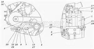 Корпус масляного насоса для 740.11-240 (Евро 1)