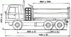 Механизм управления отопителем и капотом (680) для Татра 815-2 EURO II