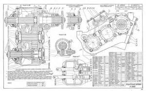 Общий вид двигателя для ГАЗ-51 (63, 63А)