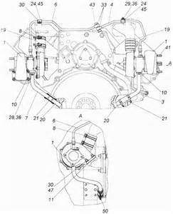 Установка электромагнитного клапана и штифтовых запальных свечей на двигатель для КамАЗ-4326 (каталог 2003г)
