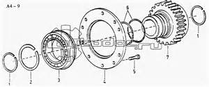PLANETARY DRIVE OF FRONT DRIVE AXLE (A10-3) для Sinotruck (полный)