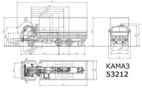 Борта платформы надставные 53212-8500091 для КамАЗ-53212