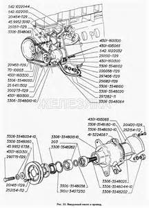 Установка деталей акселератора для ГАЗ-3309 (Евро 2)