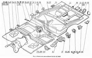Брызговики передних крыльев для Кузов ГАЗ 31029