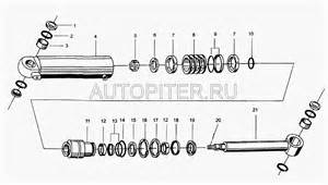 LW330F.10.1 Левый подъемный цилиндр, LW330F.1.2 правый подъемный цилиндр для Погрузчик-LW321F