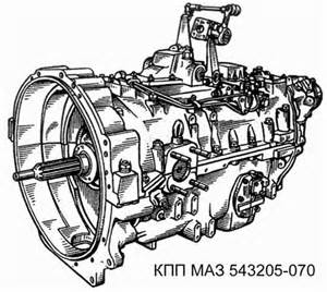 Запчасти для КПП МАЗ-543205-070
