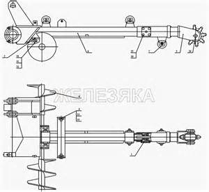Установка рабочего органа для ФД-500