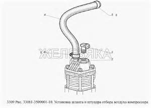 Установка внутреннего освещения для ГАЗ-3309 (Евро 2)