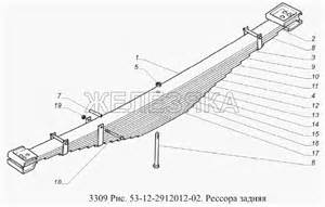 Запчасти для ГАЗ-3309 (Евро 2)